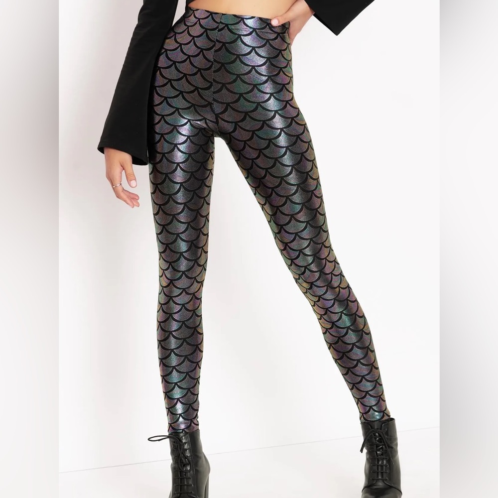 BlackMilk Mermaid Chameleon HW High-Waisted Leggings